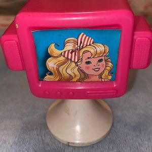 Hot pink Vintage Barbie TV